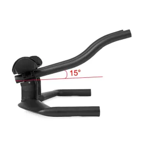 15 Degrees Aero Carbon Fiber Triathlon Bicycle Handlebar TT Bar HB095  Regardless Of Left And Right Arms