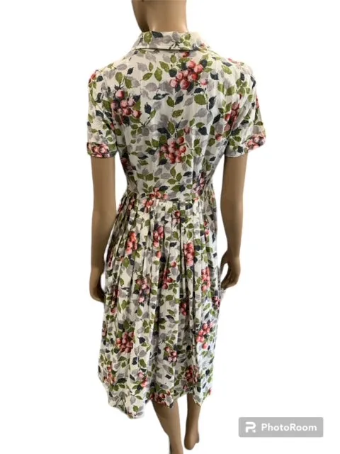 1950s Vintage Cotton Dress #R13  Includes   AUS POSTAGE