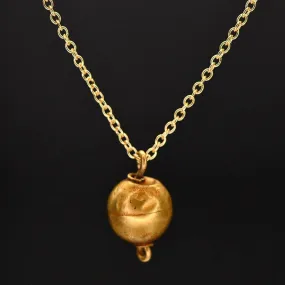 A Greek Gold Ball Bead Pendant, Hellenistic Period, ca. 3rd - 1st century BCE