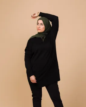 Ada Merino Wool Tunic Black