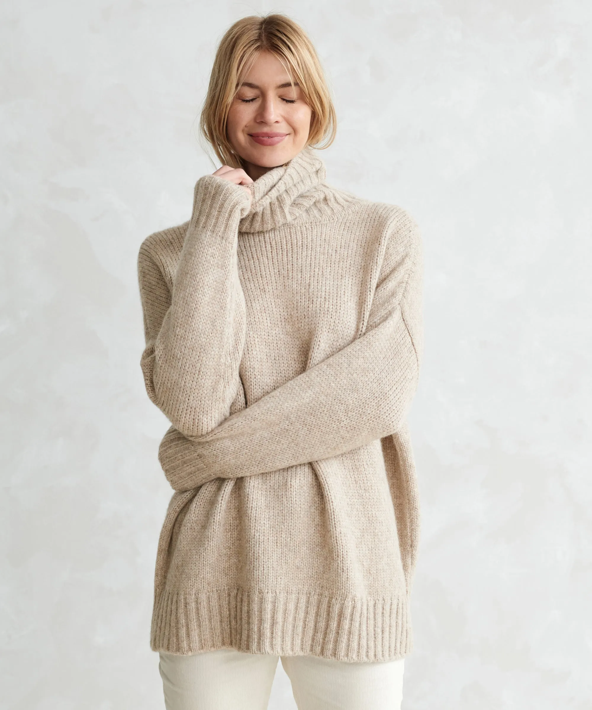 Alpaca Cocoon Turtleneck