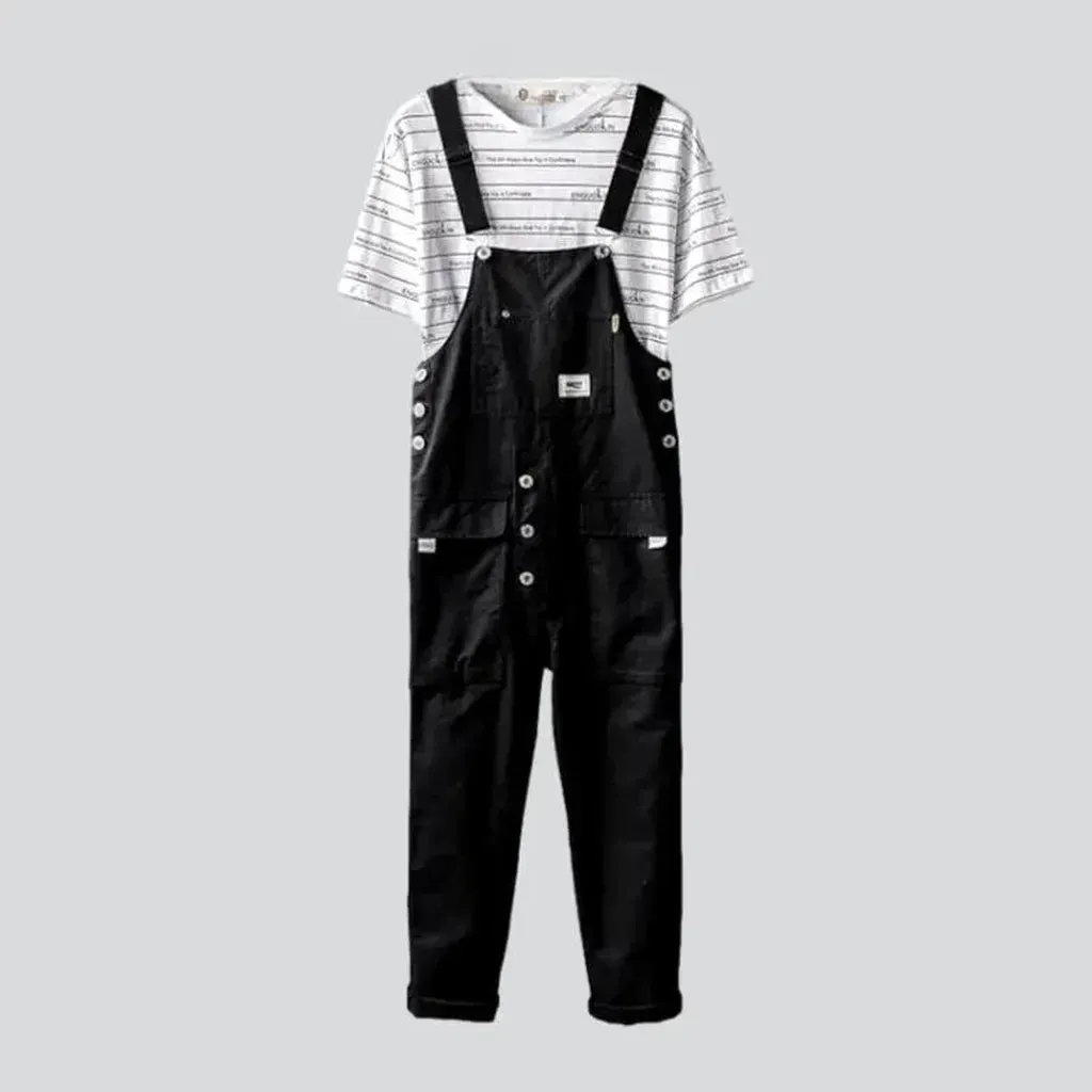 Baggy men's jean overall