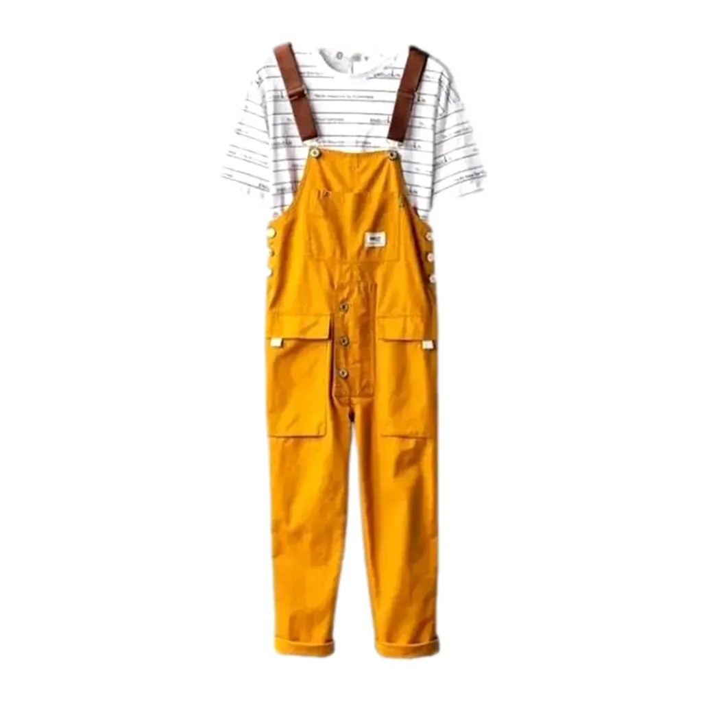 Baggy men's jean overall