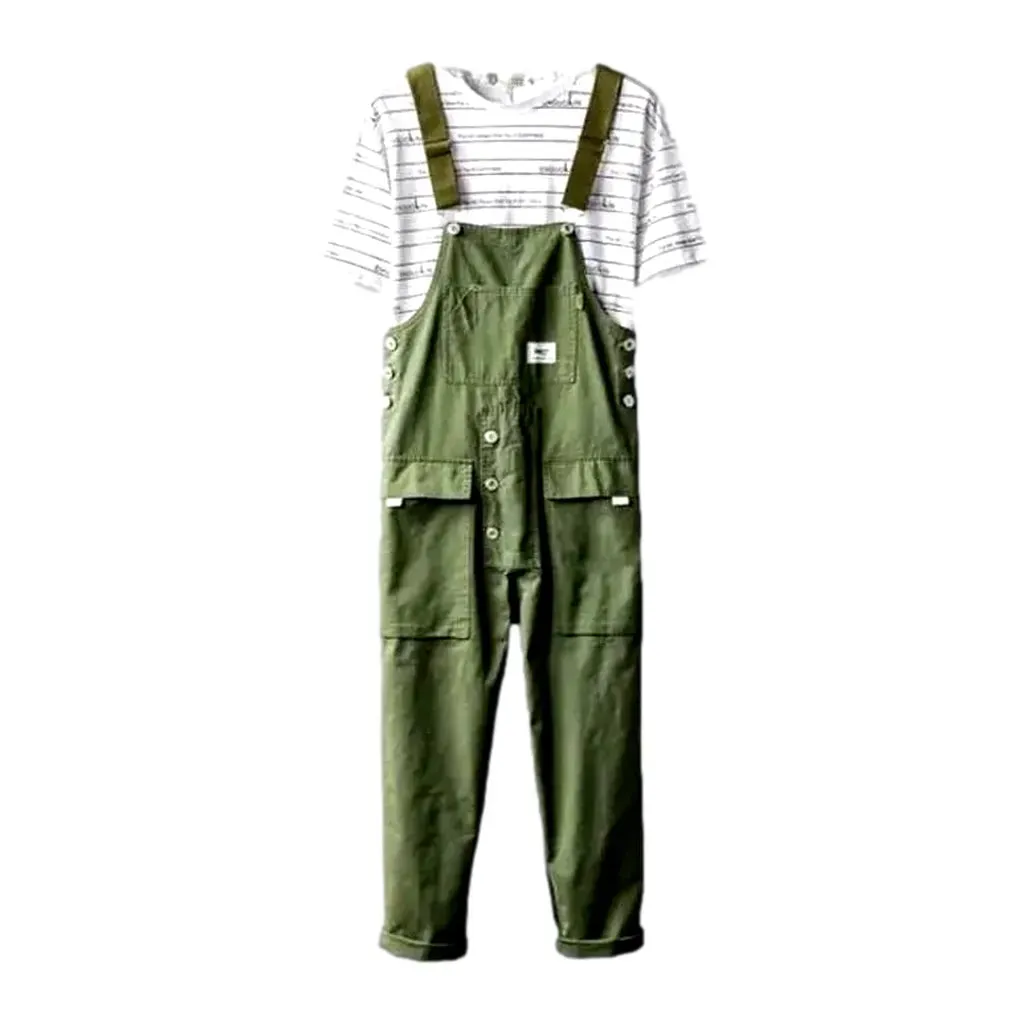 Baggy men's jean overall