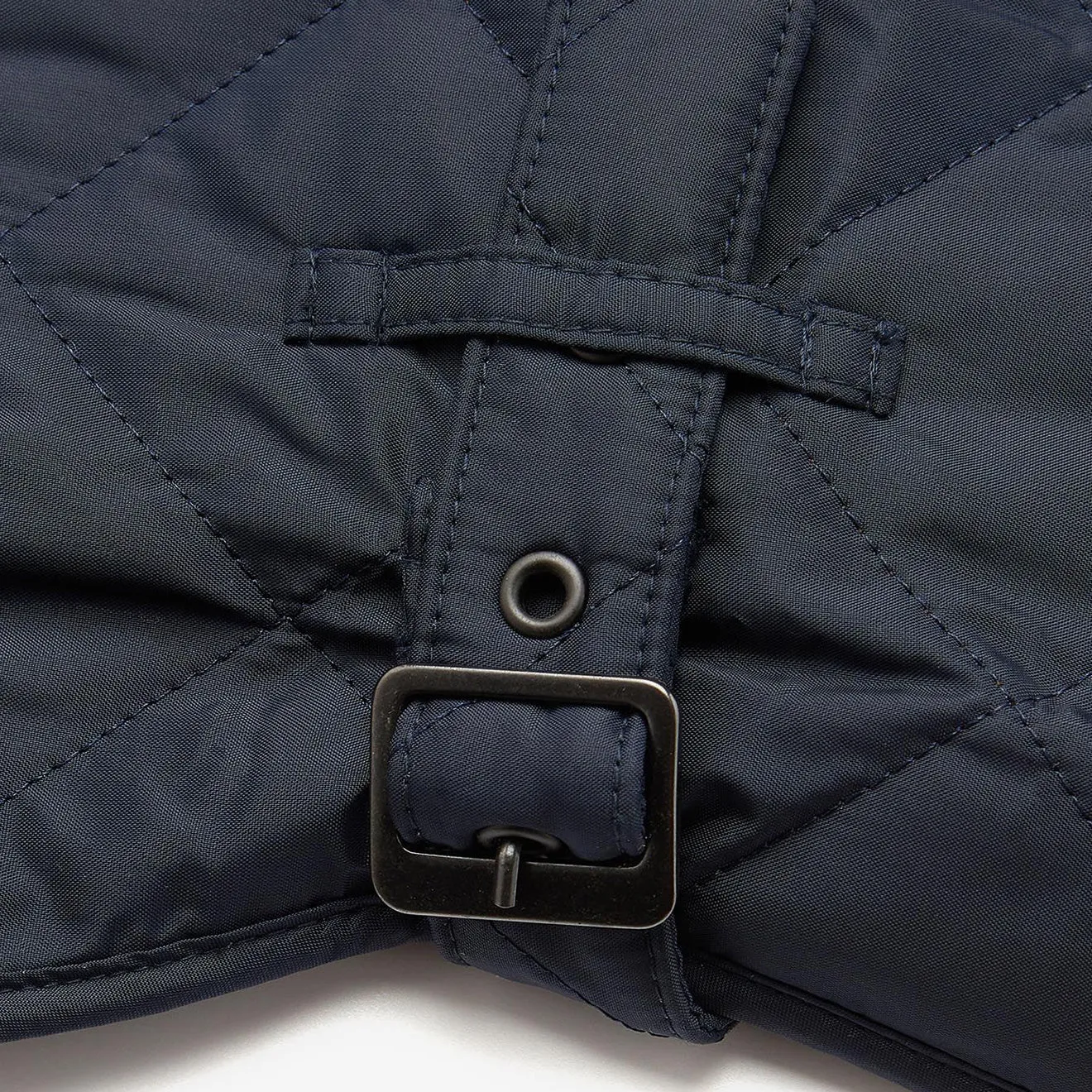 Barbour Quilted Dog Coat Navy