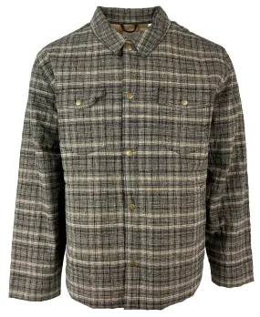 Billy Reid Theo Shirt Jacket in Tan/Black