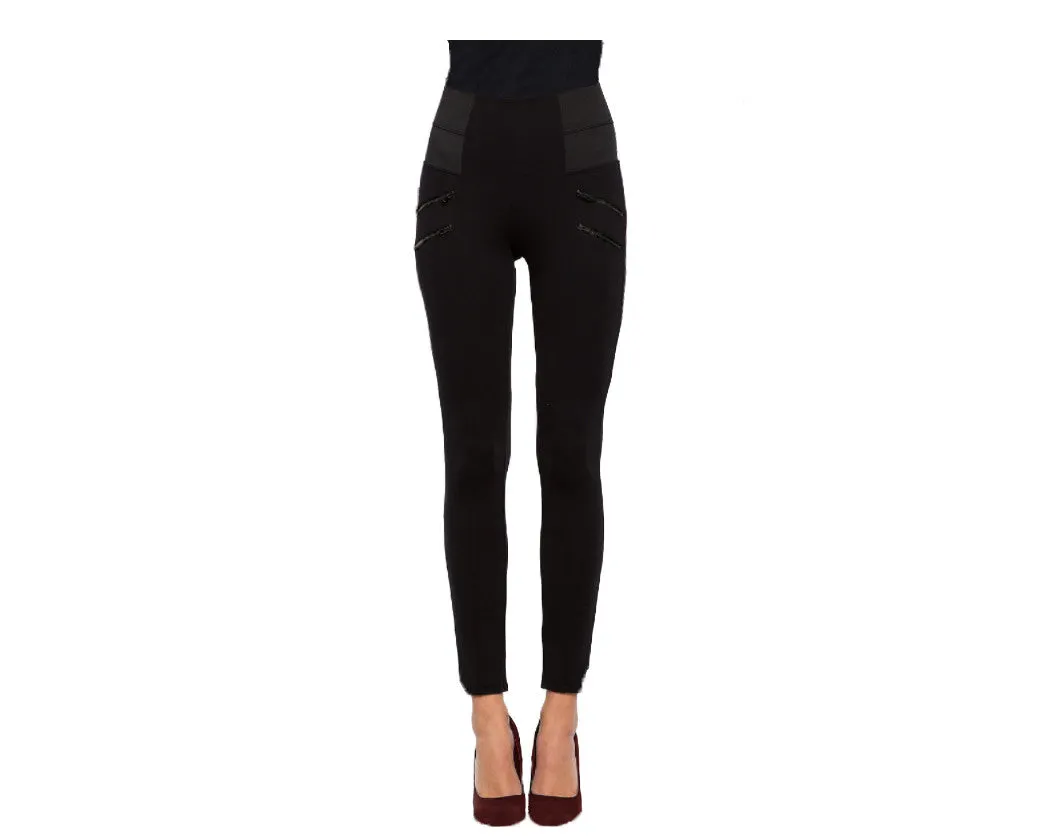 Black High Waist Leggings - The London