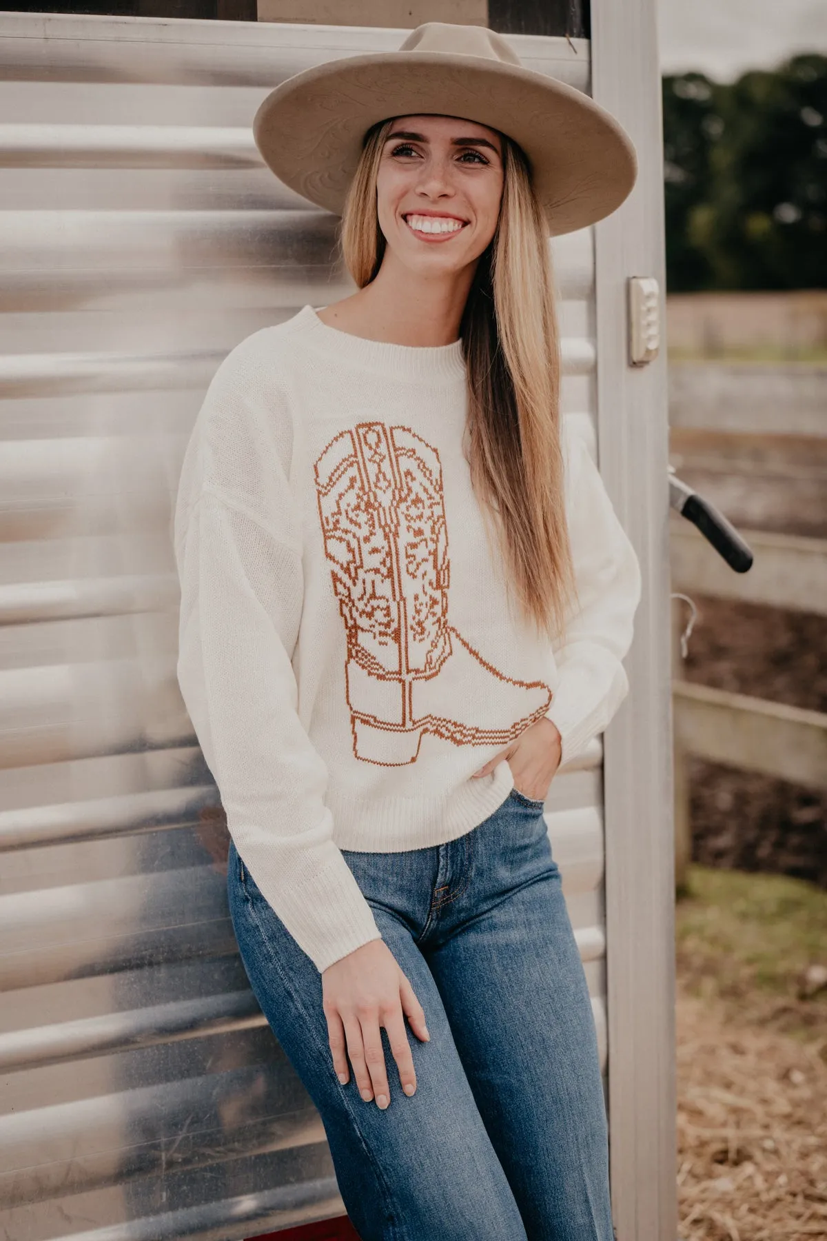 'Boot Scootin' Wrangler Boot Sweater (S-XXL)