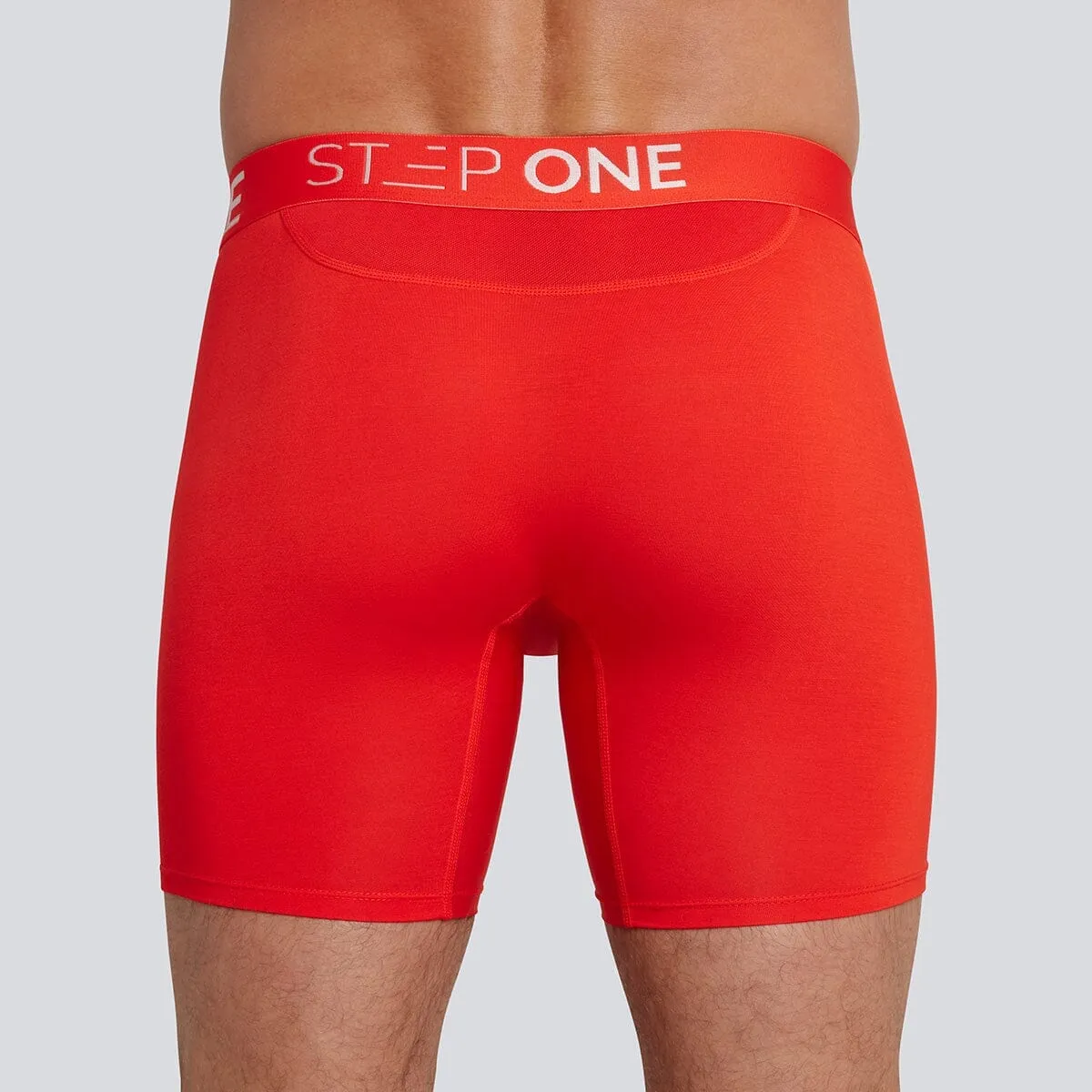 Boxer Brief Fly - Rosso