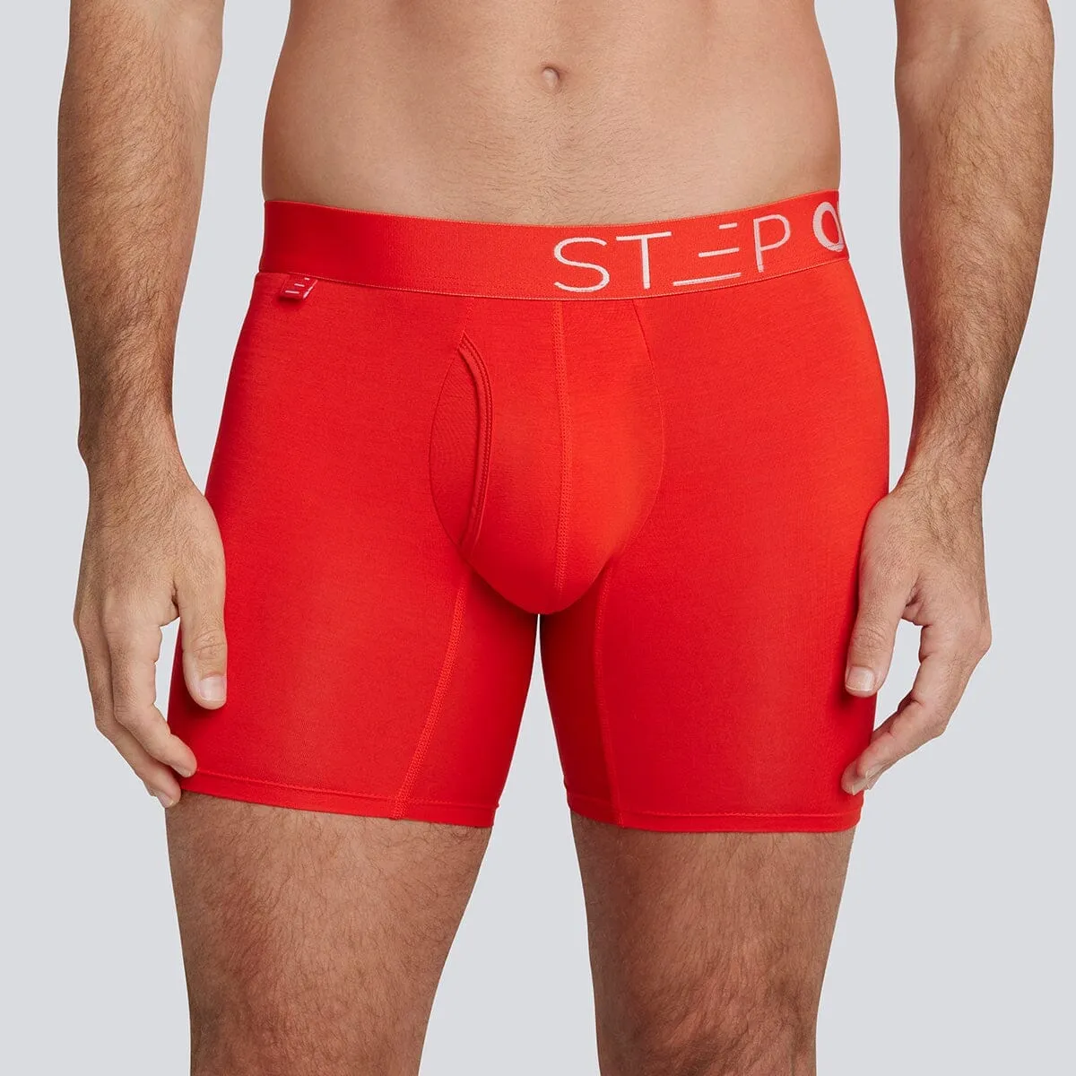 Boxer Brief Fly - Rosso