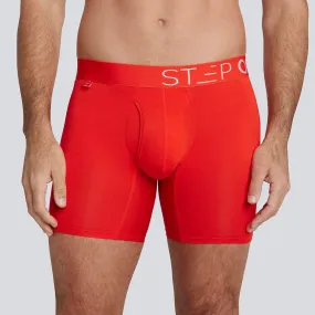 Boxer Brief Fly - Rosso