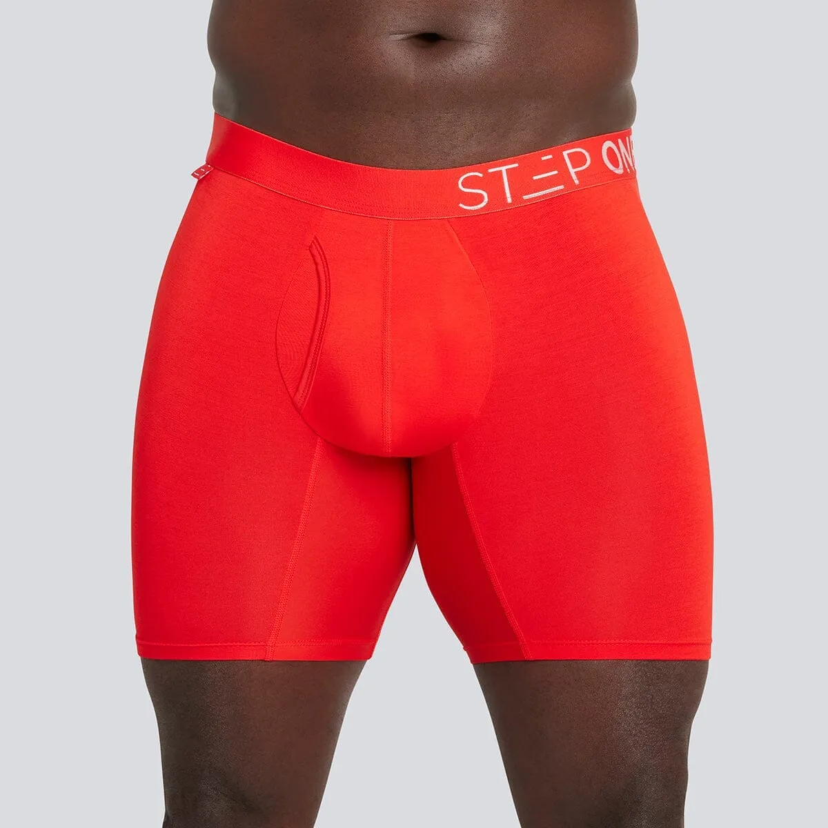 Boxer Brief Fly - Rosso