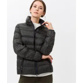 Brax Ultralight Houndstooth Quilted Coat Luzern 95-6327