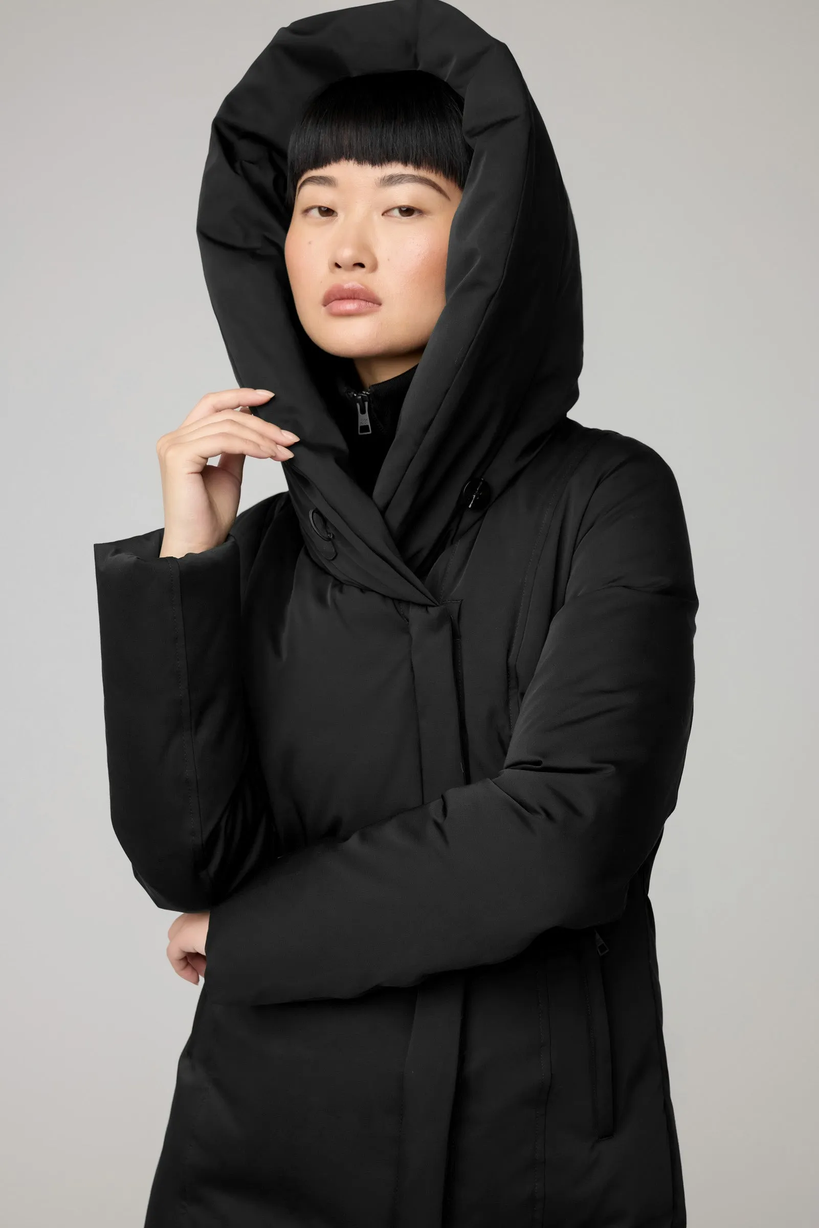 CAMELIA-C FOLDED HOOD DOWN PARKA