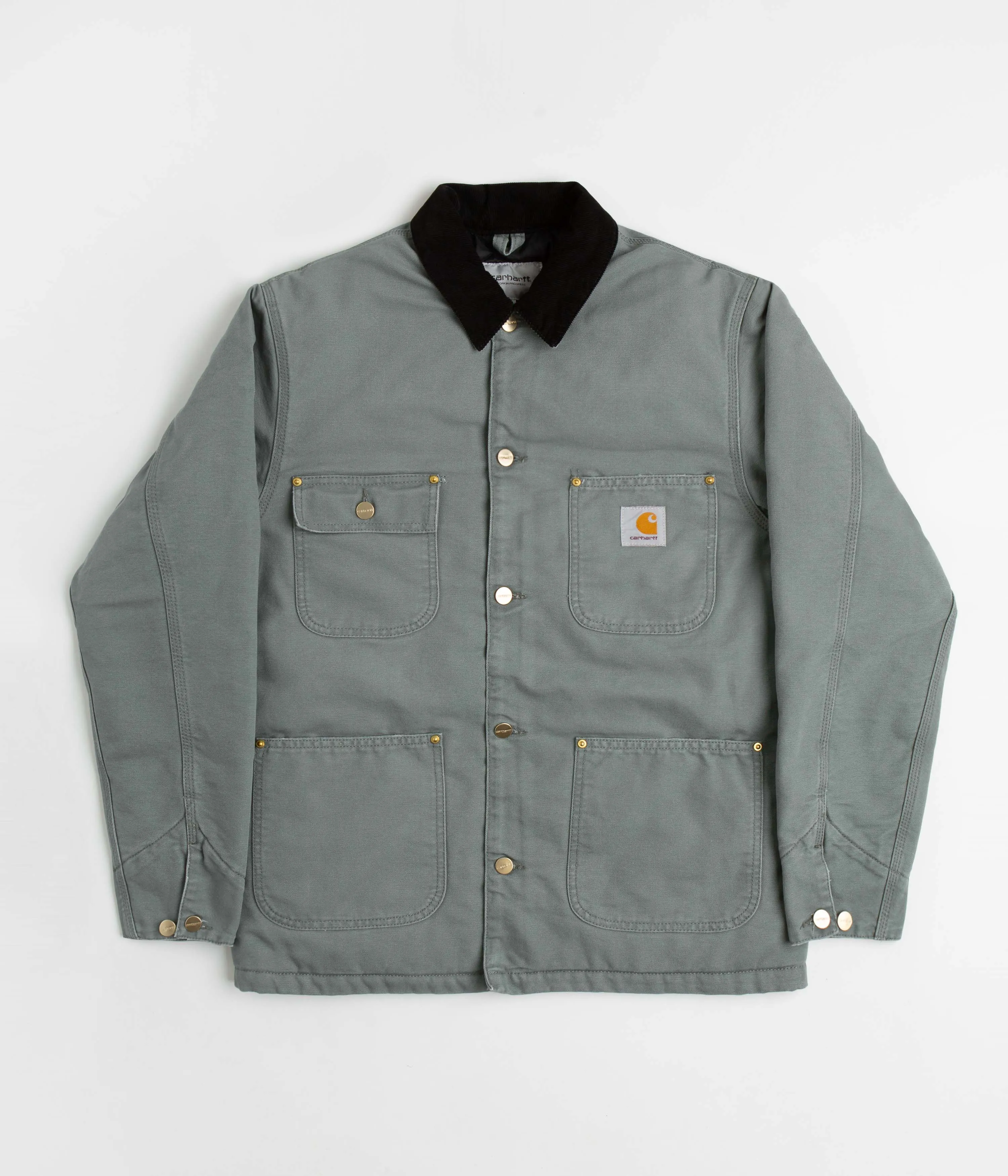 Carhartt OG Chore Coat - Smoke Green / Black