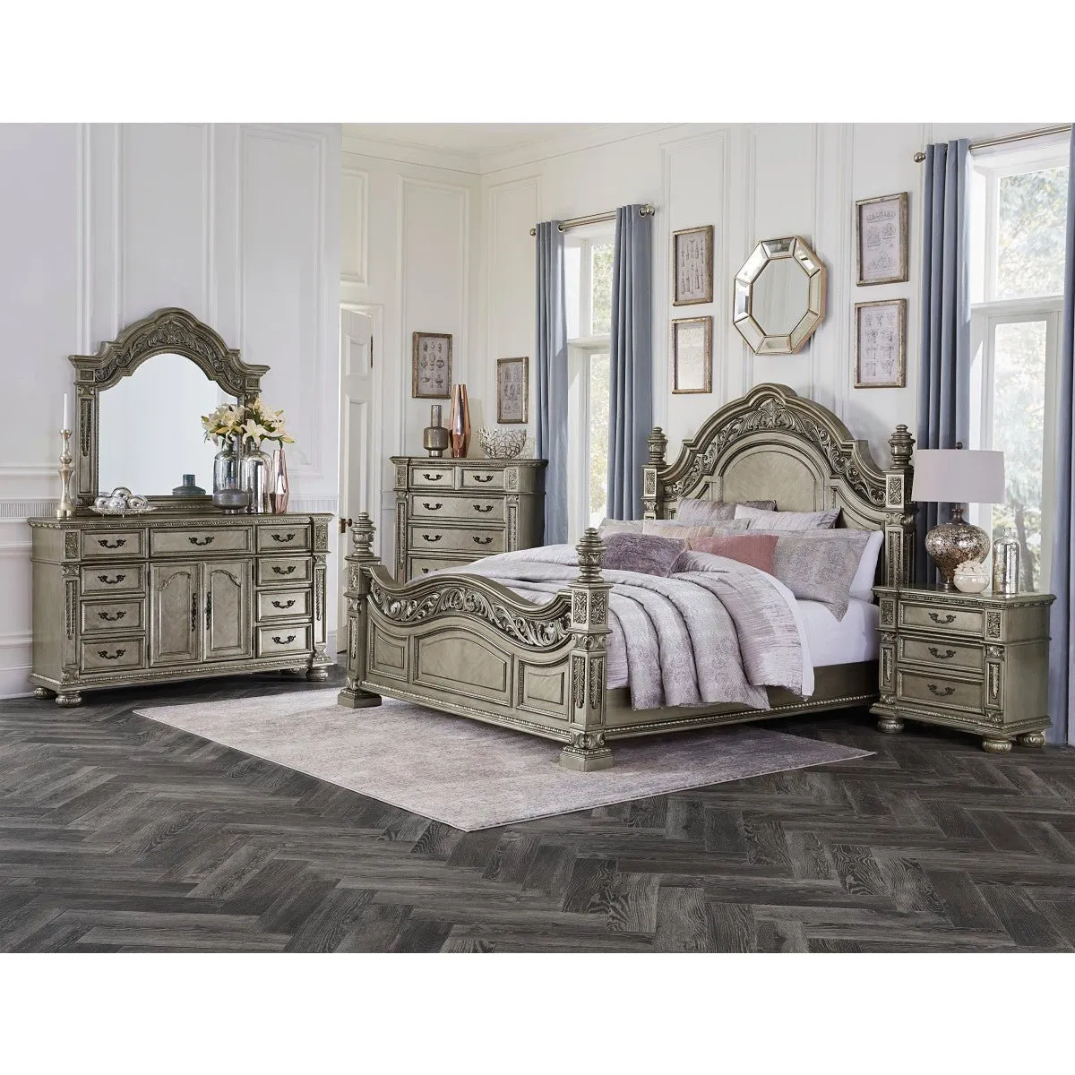 Catalonia Platinum Gold Dresser