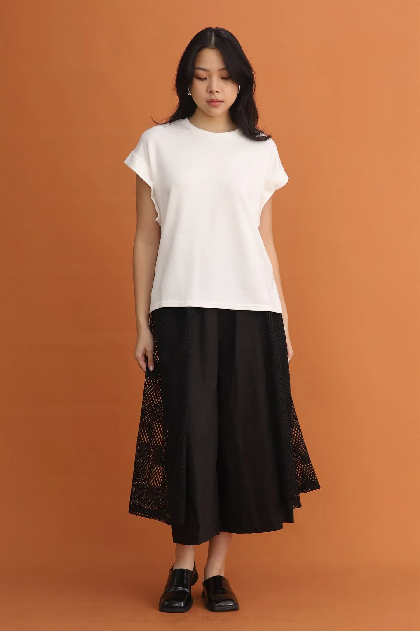 CHOSEN: Wong Netted Culottes in Black