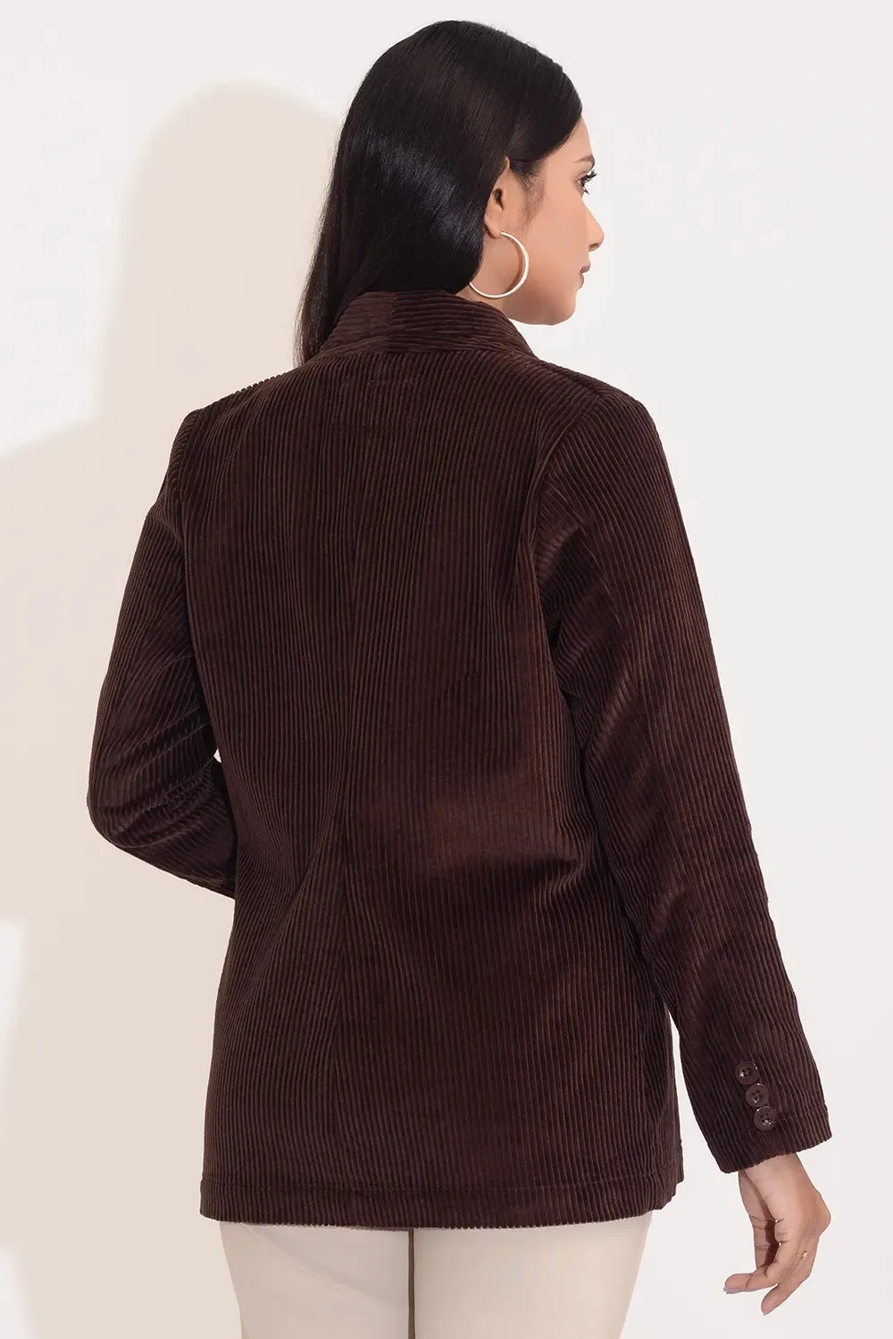 Corduroy Semi-Formal Coat