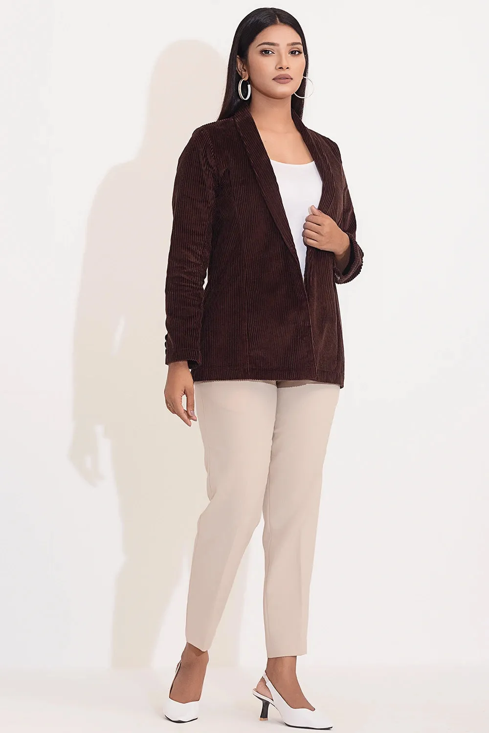 Corduroy Semi-Formal Coat