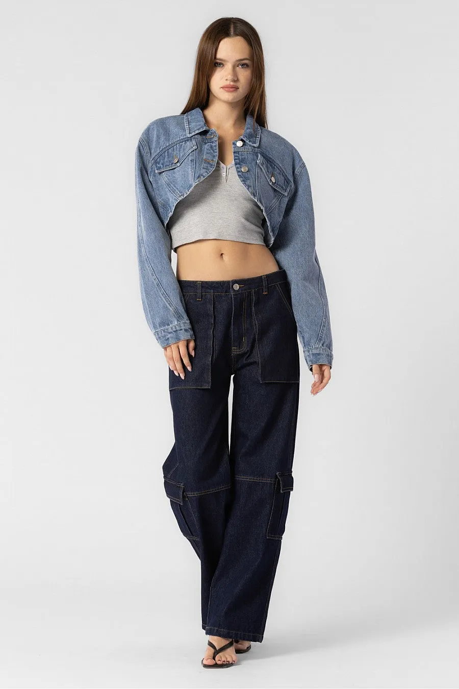 Cropped Denim Jacket - FINAL SALE