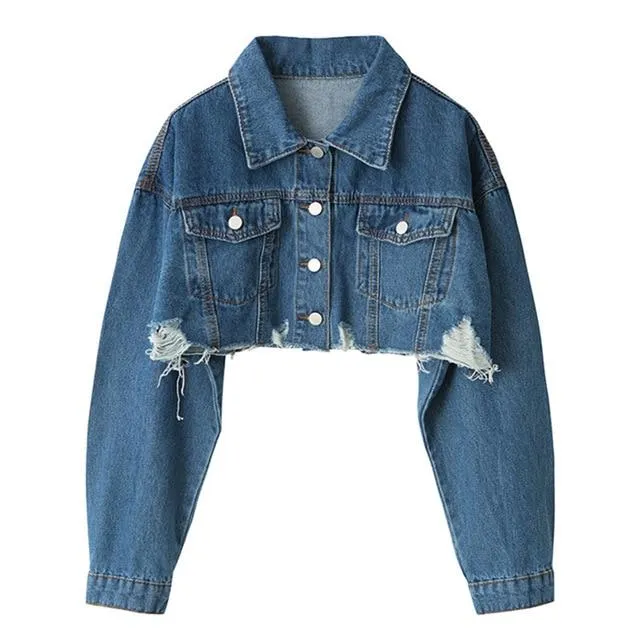 Cropped Denim Jacket