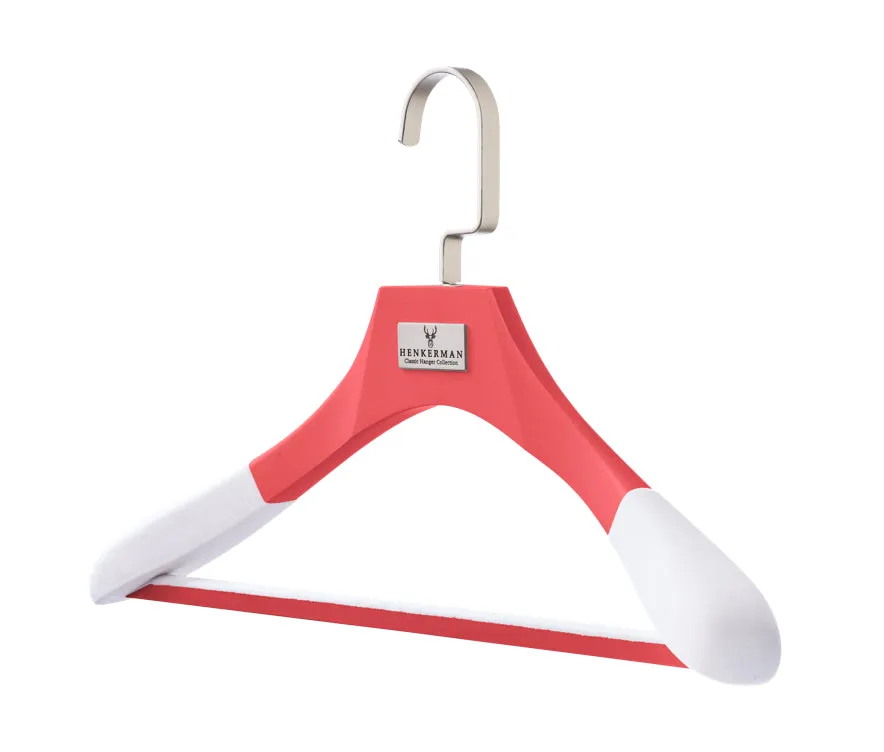 CUSTOM-MADE HANGERS: Any Colour, Size, Logo. (Min. Qty 50 )