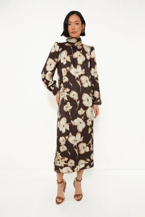 Dappled Hollyhock Faven Dress