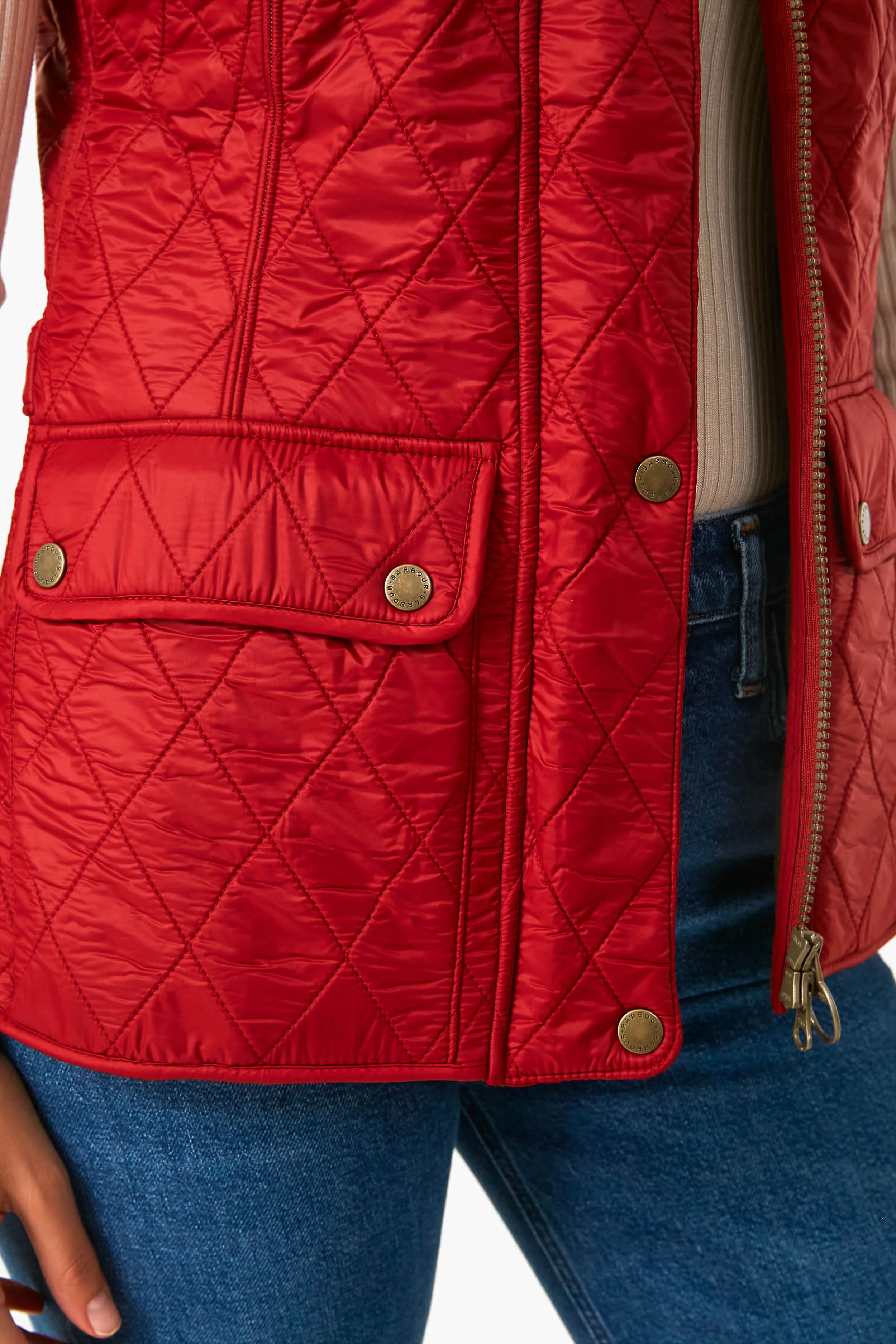 Dark Red Wray Gilet