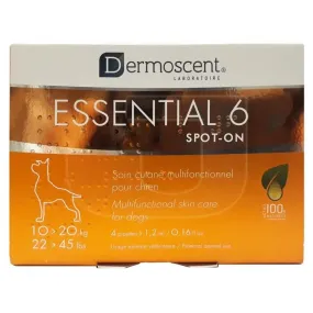 Dermoscent Essential 6 Spot-On 10-20kg 4pipettes x 1.2ml