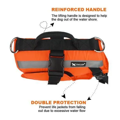 Dog Life Jacket Floatation Device