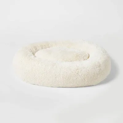 Donut Bolster Dog Bed - Boots & Barkley - Cream - XL