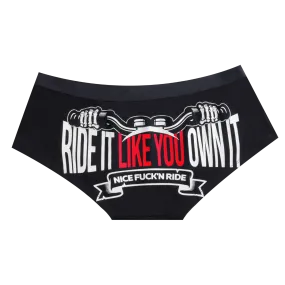 Dream Apparel RIDE IT LIKE YOU OWN IT Men's Underwear Boxer Low Rise Brief Underpants Shorts