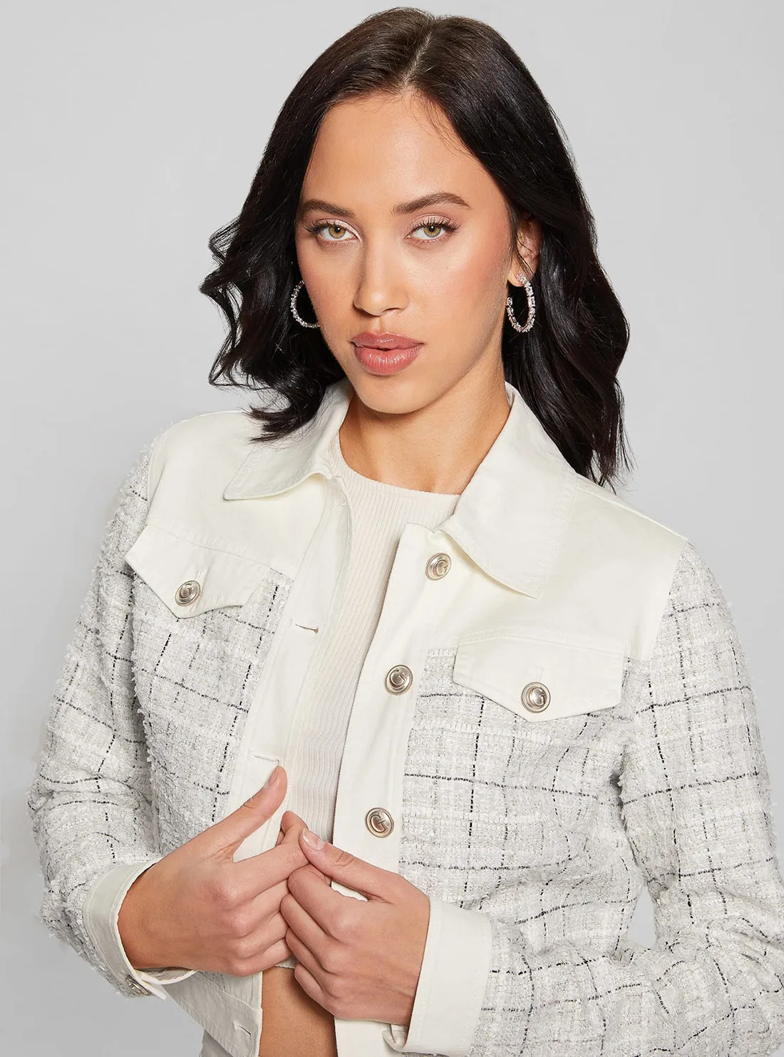 Eco White Natalie Jacket