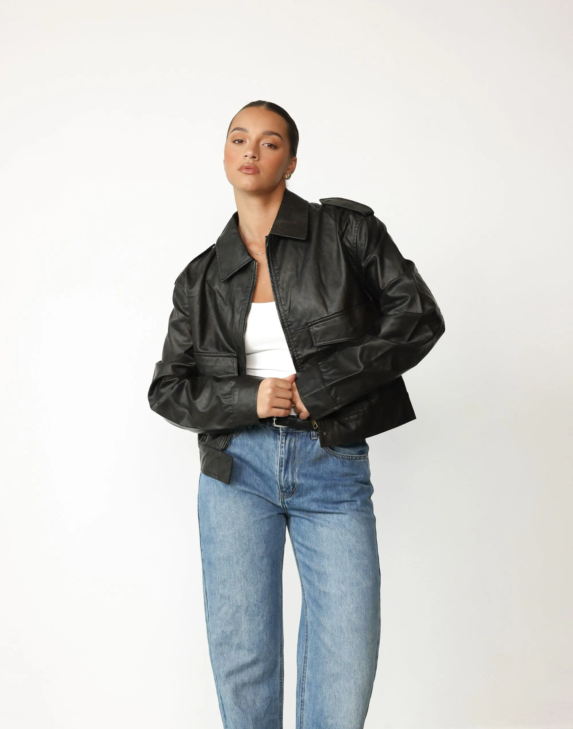 Eighties Bomber (Washed Onyx) - By Lioness