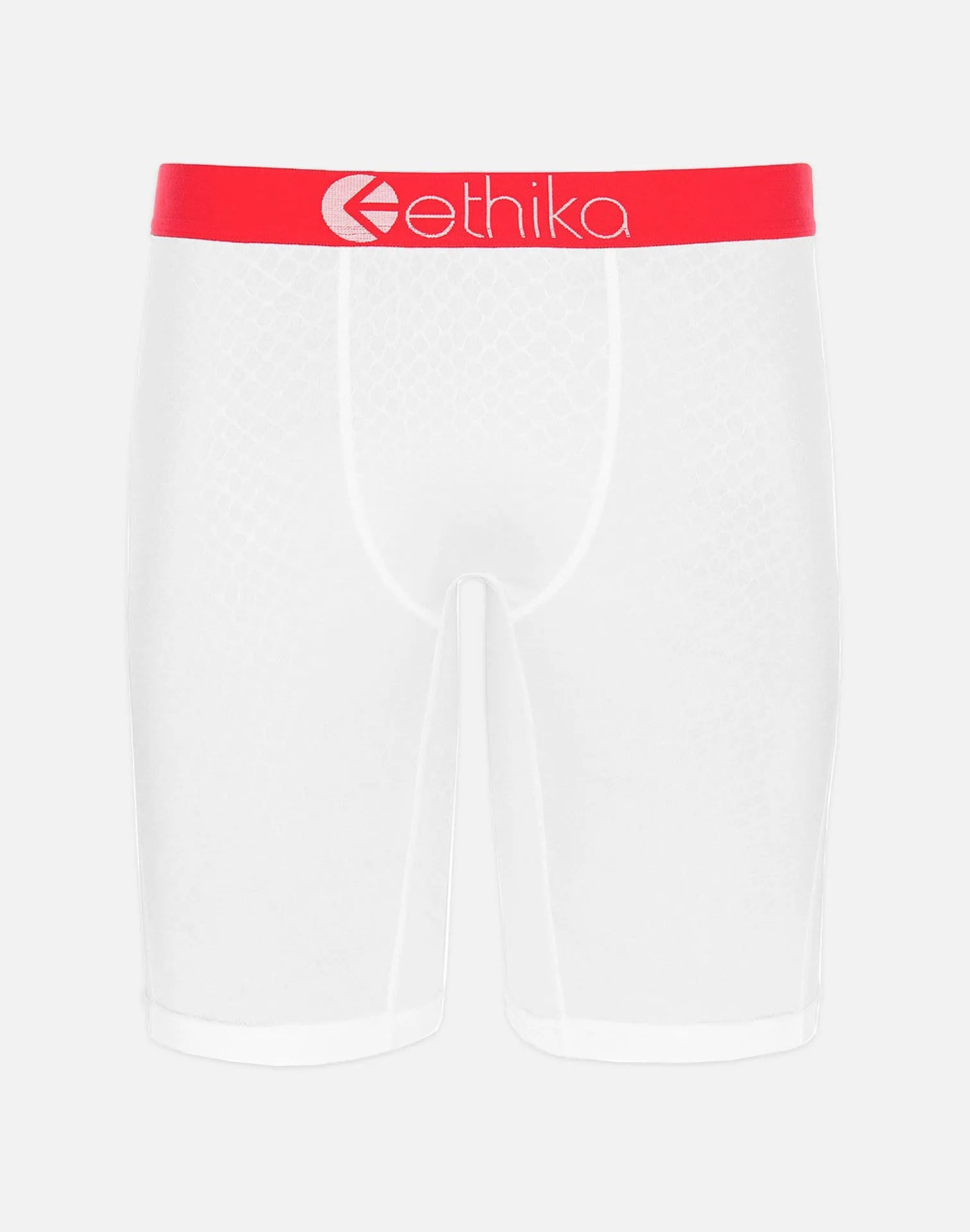 Ethika EMBOSSED WHITE PYTHON STAPLE BOXER BRIEFS