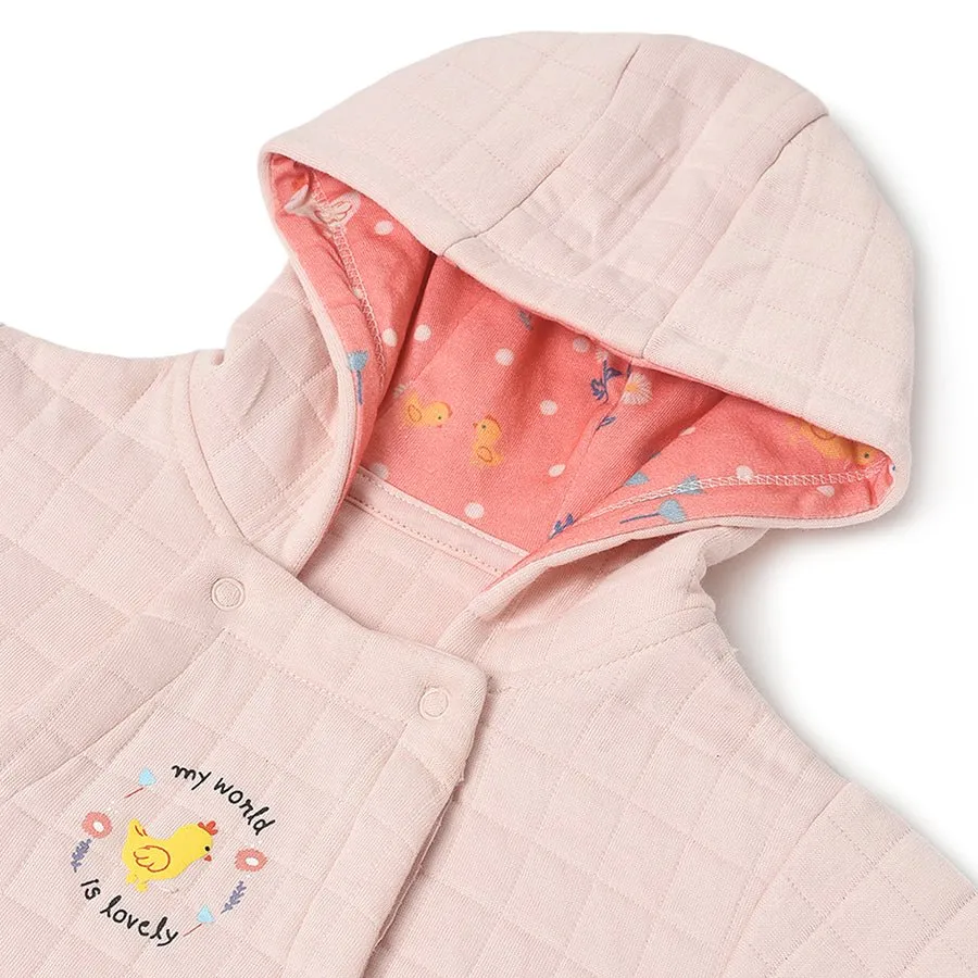 Farm Friends Quilted Overall Bodysuit