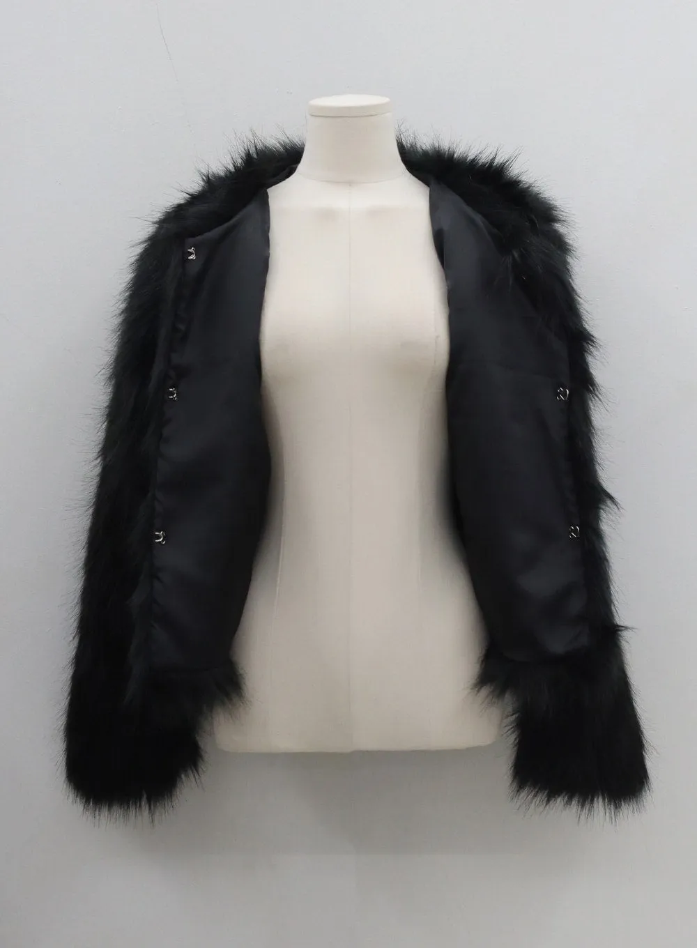 Faux Fur Hook Cropped Jacket CD21