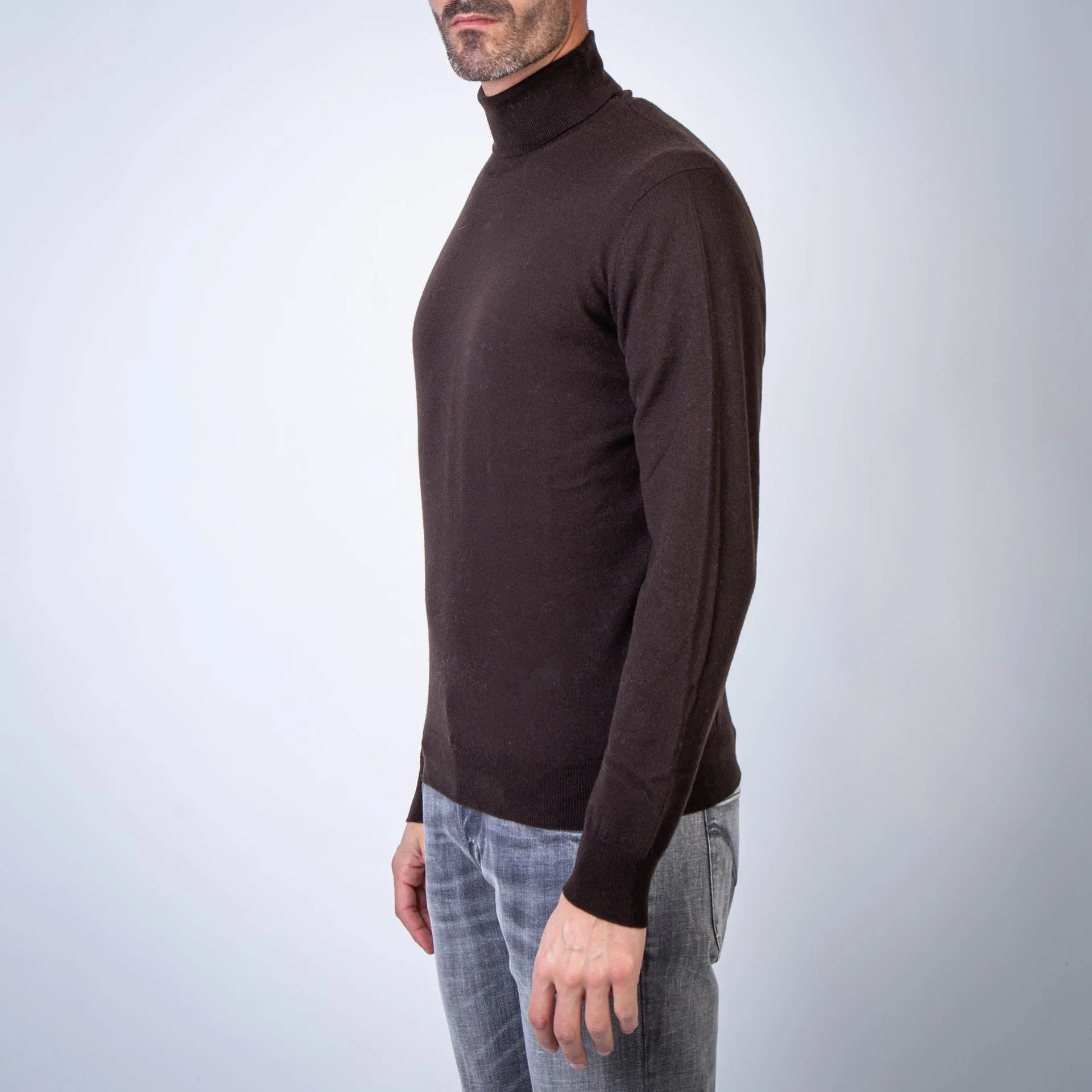 FILIPPO DE LAURENTIIS SWEATER DV1ML WC16R 190 BROWN