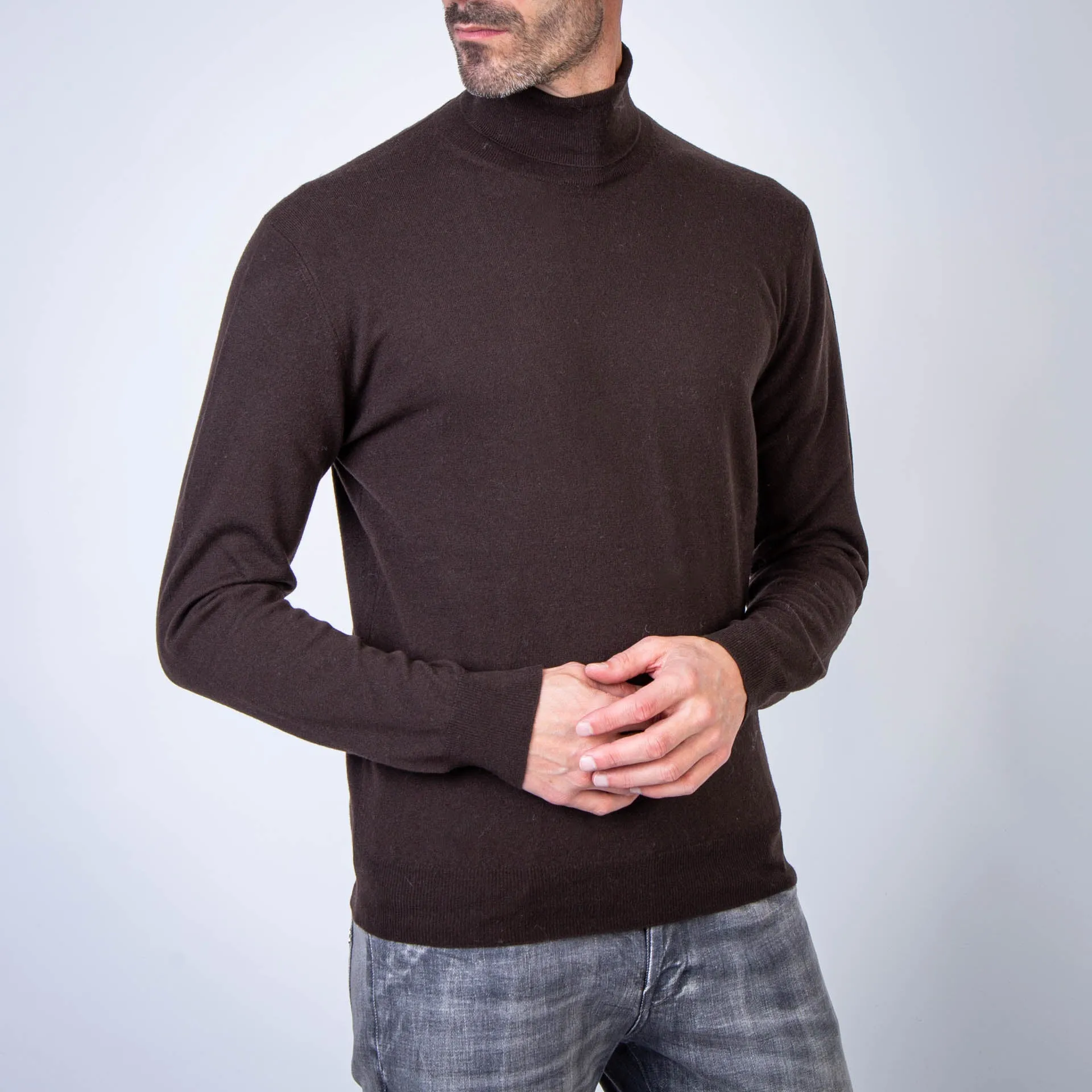 FILIPPO DE LAURENTIIS SWEATER DV1ML WC16R 190 BROWN