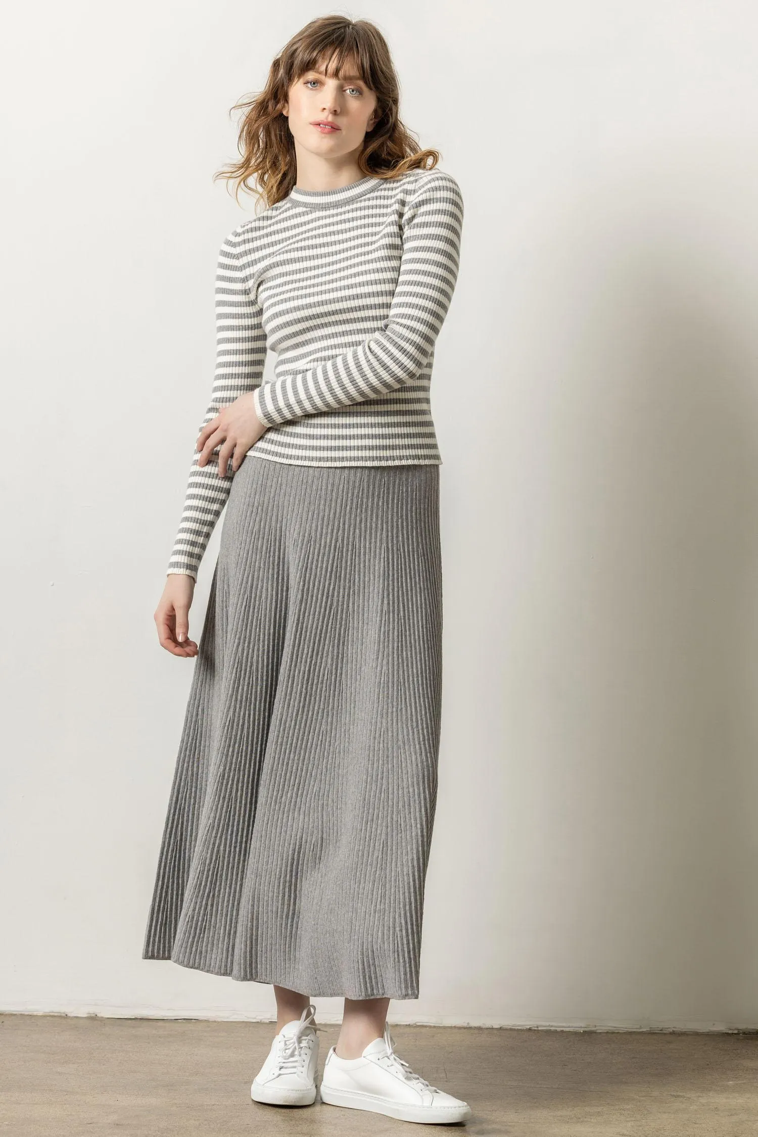 Flared Sweater Skirt