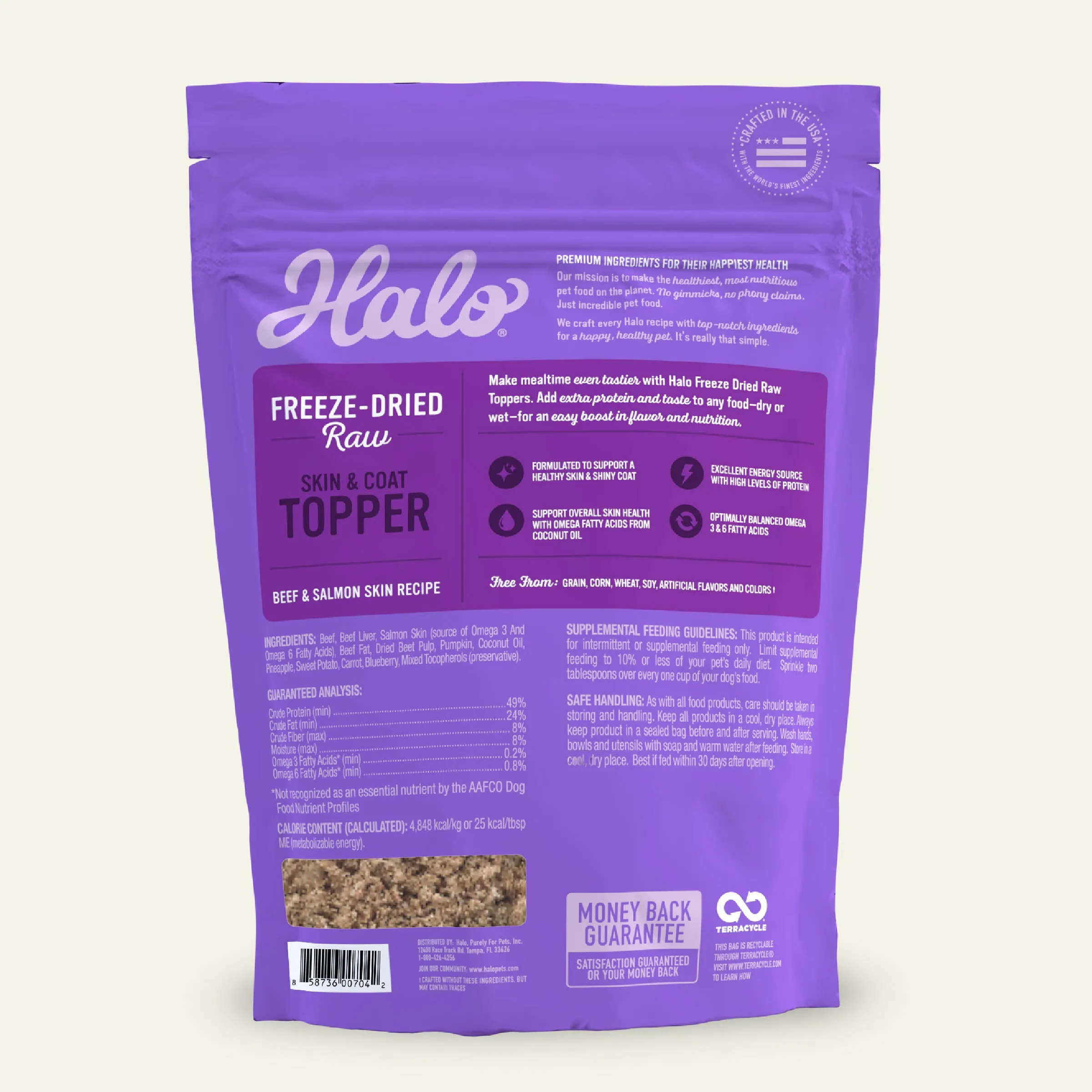 Freeze-Dried Raw Skin & Coat Topper 1 lb