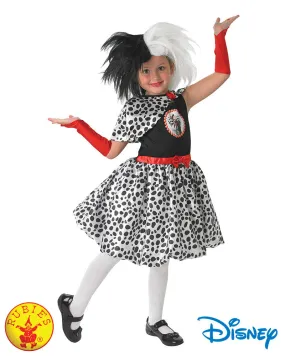 Girls Costume - Cruella De Ville Deluxe