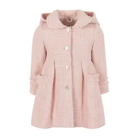 Girls Pink Overcoat