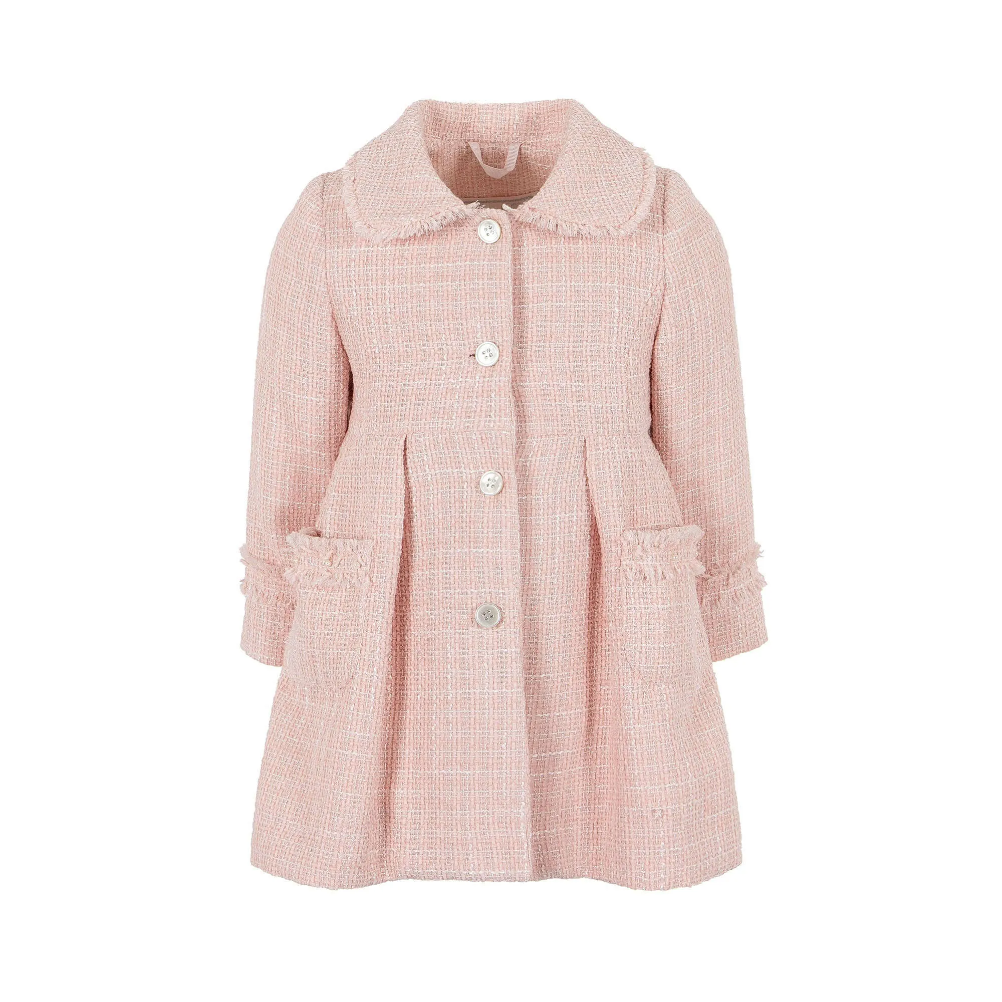 Girls Pink Overcoat