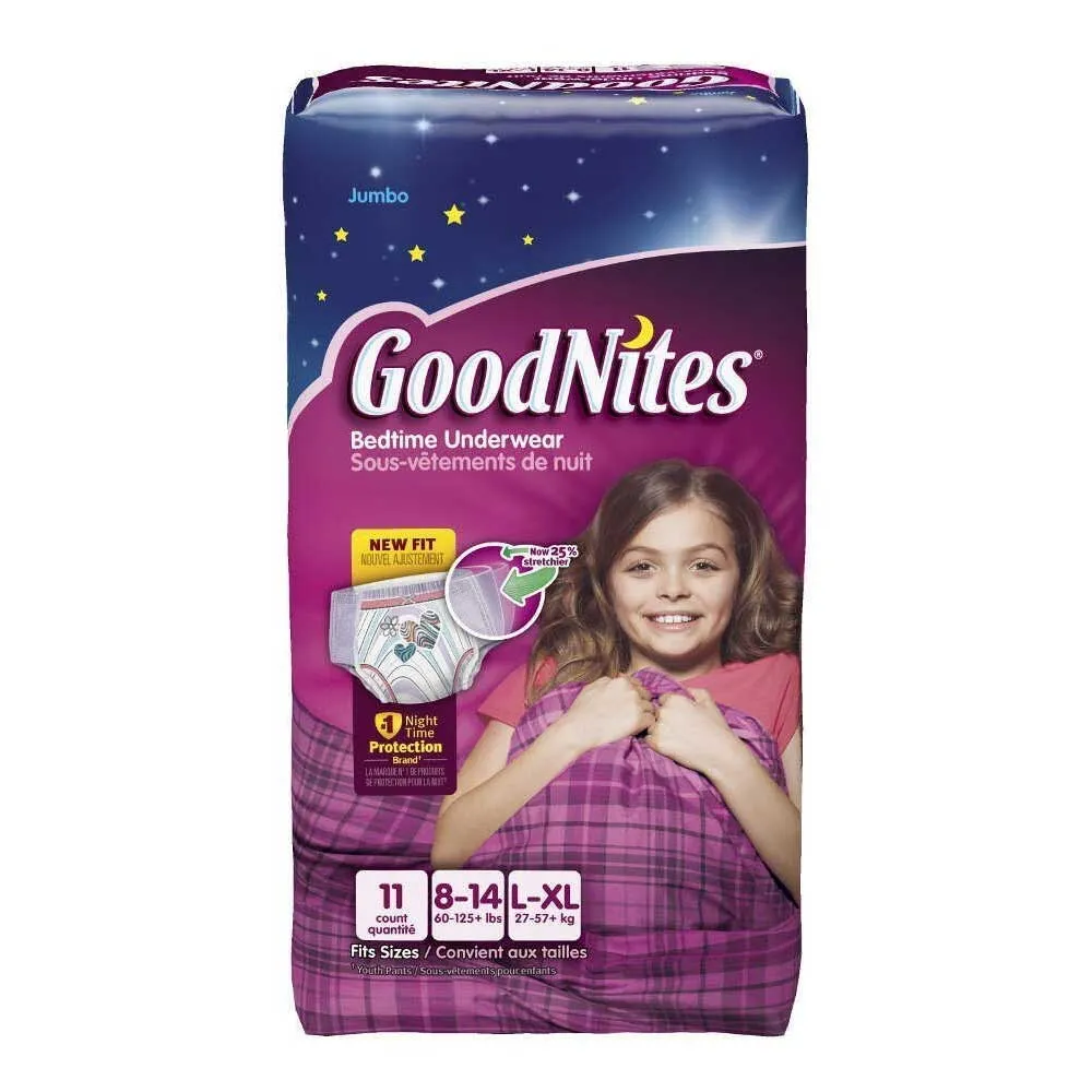 GOODNITES 41316 Youth Pants, Pack of 11