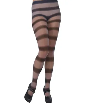 Grey Striped Tights Costume