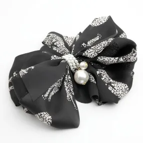 Handmade Multi  wing Chiffon Scarf  Bow French Barrette Hair Clip