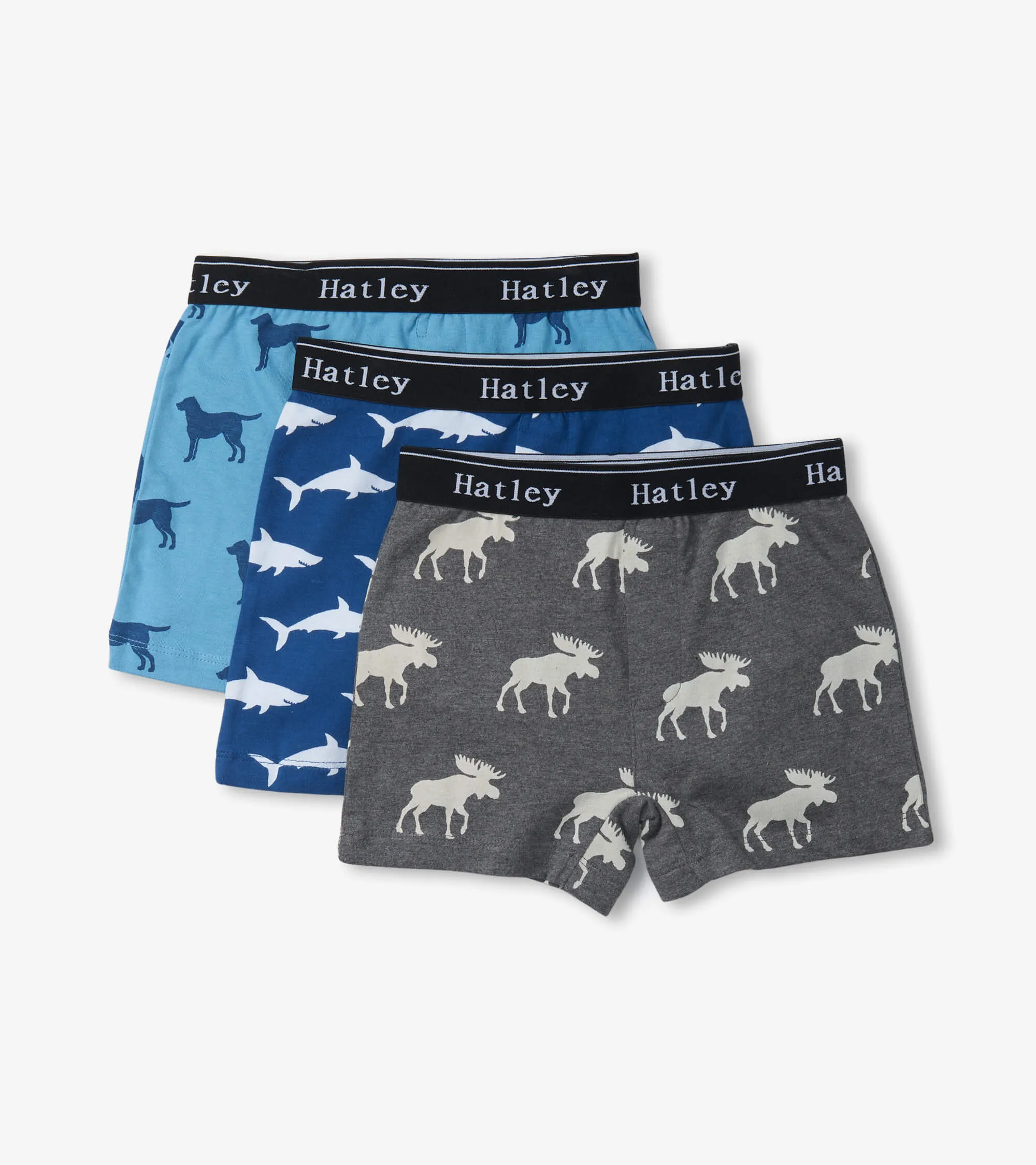 Hatley Boys Boxer Brief 3 Pack - Silhouette Animals