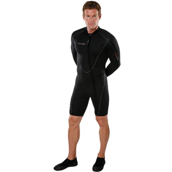 Henderson Man 5mm Thermoprene Long Sleeve Shorty / Jacket (Front Zip) Scuba Diving Wetsuit