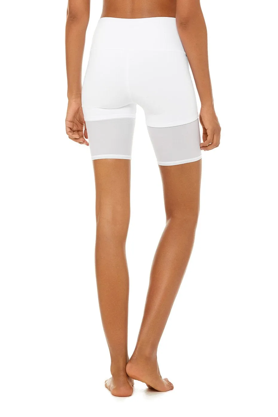 High-Waist Lavish Short - White